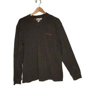 Columbia Sportswear Company Men's Pullover Long Sleeve sweater Brown Large
